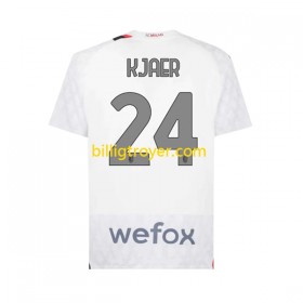 Billige Fotballdrakter AC Milan Simon Kjaer 24 Bortedraktsett 2023/24 Kortermet